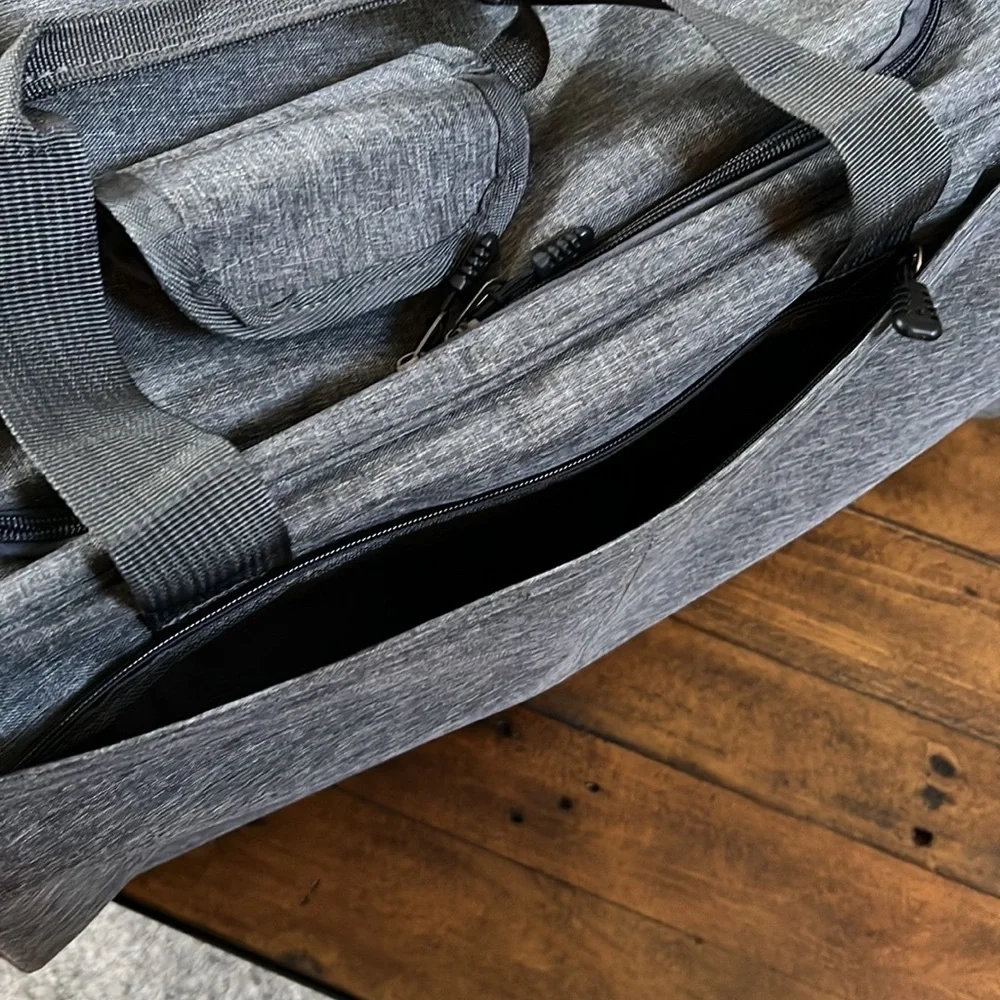 Sport Small Gray Duffel Bag